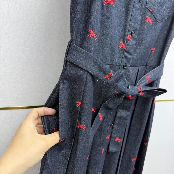 Thom Browne new denim sleeveless dress - Picture 7 of 7